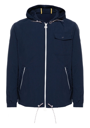 Manuel Ritz shell hooded zip-up jacket - Blue