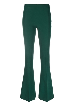 Blanca Vita high-waisted flared trousers - Green