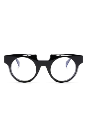 Kuboraum U1 geometric-frame glasses - Black
