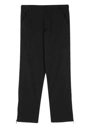Just Cavalli ankle-zips straight-leg trousers - Black