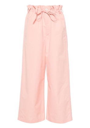 Fabiana Filippi high-rise cotton trousers - Pink