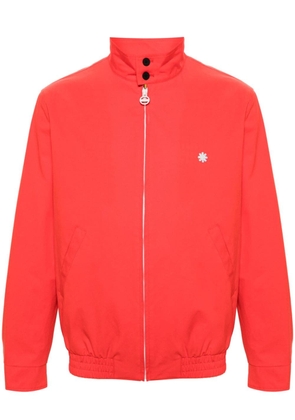 Manuel Ritz logo-patch zip-up jacket - Red