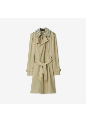 Burberry Long Leather Trench Coat