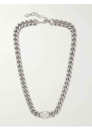 Off-White - Silver-Tone Chain Necklace - Men - Silver