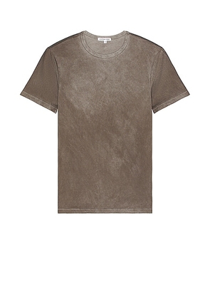 COTTON CITIZEN the Classic Crew in Vintage Taupe - Grey. Size L (also in S, XL).