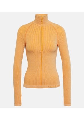 Cordova Sierra ribbed-knit half-zip ski top