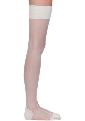 Agent Provocateur White Amber Stockings