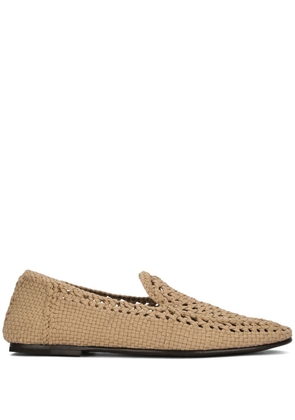 Dolce & Gabbana woven leather slippers - Neutrals