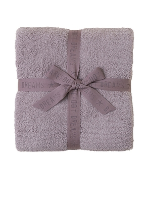 Barefoot Dreams CozyChic Throw in Taupe.