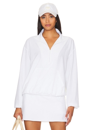 Beyond Yoga In Stride Half Zip Pullover in White. Size XS.