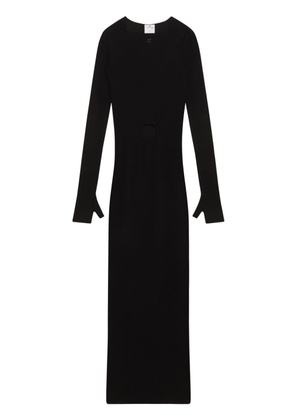 Courrèges cut-out maxi dress - Black