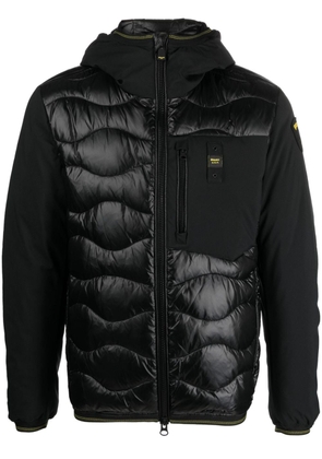 Blauer hooded quilted down jacket - Black