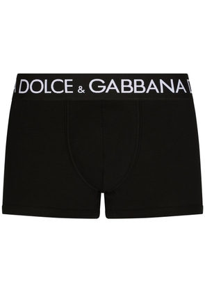 Dolce & Gabbana logo-waistband boxer briefs - Black