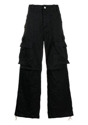 Purple Brand straight-leg cargo trousers - Black