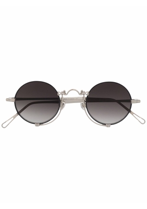Matsuda oval-frame gradient sunglasses - Silver