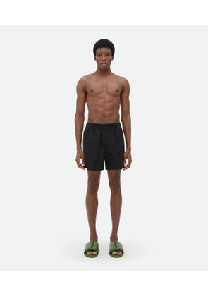 Bottega Veneta Nylon Swim Shorts - Black - Man - S - Polyamide