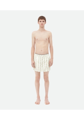Bottega Veneta Printed Swimmers Nylon Swim Shorts - Multicolor - Man - S - Polyamide