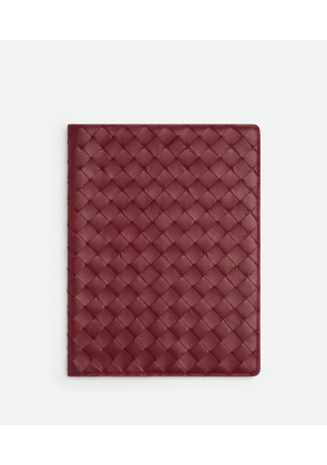 Bottega Veneta Large Intrecciato Notebook Cover - Bordeaux - Unisex - Calfskin