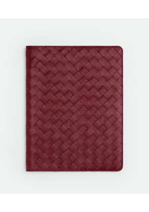 Bottega Veneta Maxi Intrecciato Notebook Cover - Bordeaux - Unisex - Calfskin