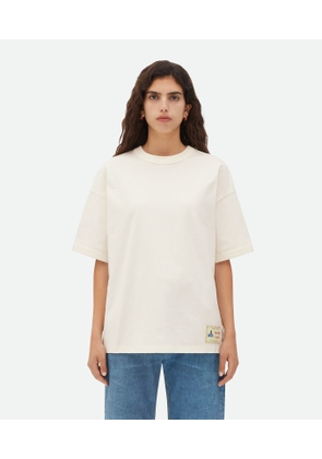 Bottega Veneta Cotton Jersey T-shirt - White - Woman - XS - Cotton