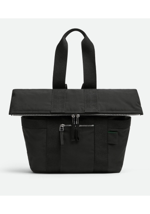 Bottega Veneta Small Voyager Backpack - Black - Man - Polyester
