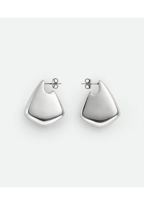 Bottega Veneta Small Fin Earrings - Silver - Woman -