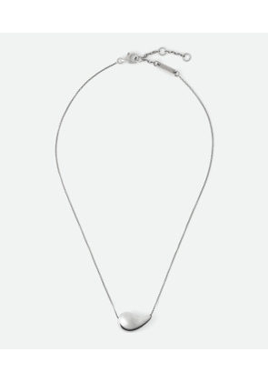 Bottega Veneta Drop Pendant Necklace - Silver - Woman -