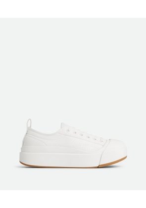 Bottega Veneta Vulcan Platform Sneaker - White - Man   Cotton