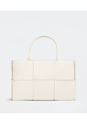 Bottega Veneta Medium Arco Tote Bag - White - Woman - Lambskin
