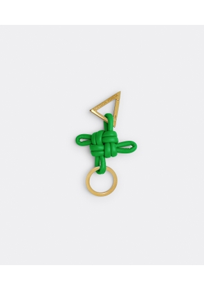 Bottega Veneta Triangle Key Ring - Green - Woman - Lambskin