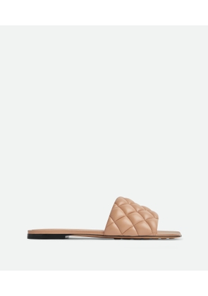 Bottega Veneta Padded Flat Sandal - Beige - Woman   Lambskin