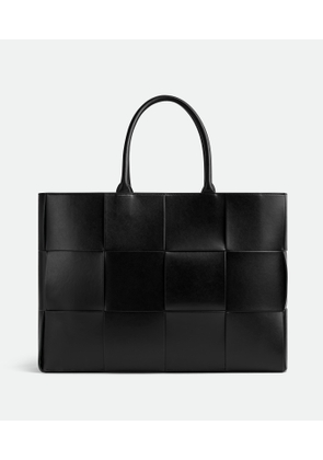 Bottega Veneta Large Arco Tote Bag - Black - Man - Calf Skin
