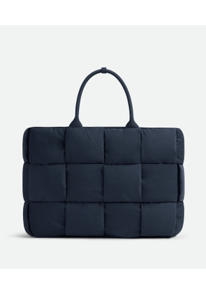 Bottega Veneta Large Arco Padded Tote Bag - Blue - Man - Polyamide