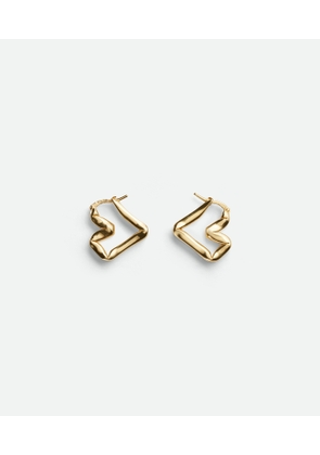 Bottega Veneta H Beam Earrings - Gold - Woman -