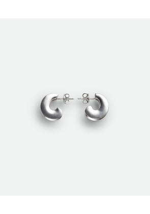 Bottega Veneta Small H Beam Earrings - Silver - Woman -