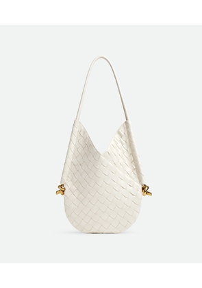 Bottega Veneta Small Solstice Shoulder Bag - White - Woman - Lambskin