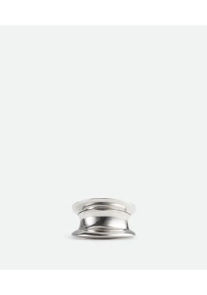 Bottega Veneta H Beam Ring - Silver - Woman - N