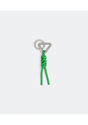 Bottega Veneta Triangle Key Ring - Green - Man - Lambskin