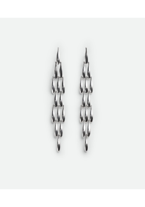 Bottega Veneta Sardine Earrings - Silver - Woman -