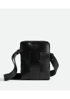 Bottega Veneta Mini Cassette Cross-body Bag - Black - Man - Calfskin