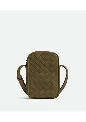 Bottega Veneta Mini Cassette Cross-body Bag - Brown - Man - Calfskin