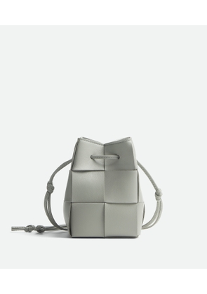 Bottega Veneta Mini Cassette Bucket Bag - Grey - Woman - Lambskin