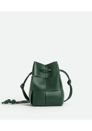 Bottega Veneta Mini Cassette Bucket Bag - Green - Woman - Lambskin