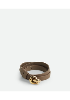 Bottega Veneta Small Knot Belt - Brown - Woman - 28 - Calfskin