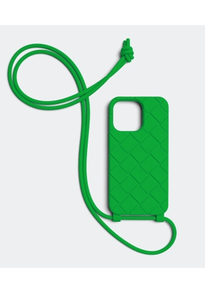 Bottega Veneta Iphone 13 Pro Case On Strap - Green -  - Silicone