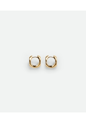 Bottega Veneta Detail Hoop Earrings - Gold - Woman -