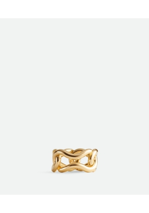 Bottega Veneta Nest Chain Ring - Gold - Woman - L-½