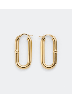 Bottega Veneta Chain Hoop Earrings - Gold - Woman -