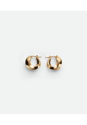 Bottega Veneta Twist Hoop Earrings - Gold - Woman -