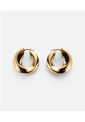 Bottega Veneta Twist Hoop Earrings - Gold - Woman -